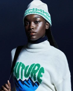 Bonnet A Revers Norvegien Bicolore