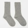 Chaussettes Mi-Hautes A Cotes