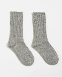 Chaussettes Mi-Hautes A Cotes