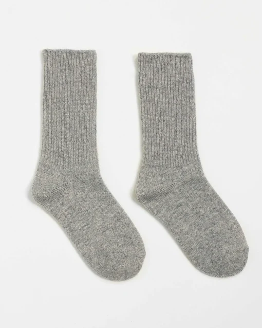 Chaussettes Mi-Hautes A Cotes