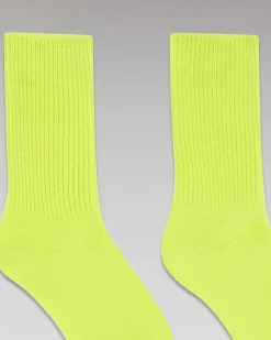 Chaussettes Mi-Hautes A Cotes