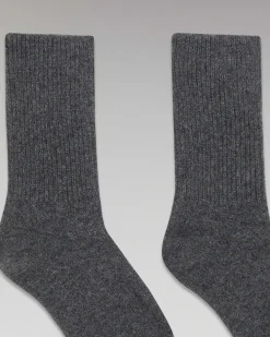 Chaussettes Mi-Hautes A Cotes