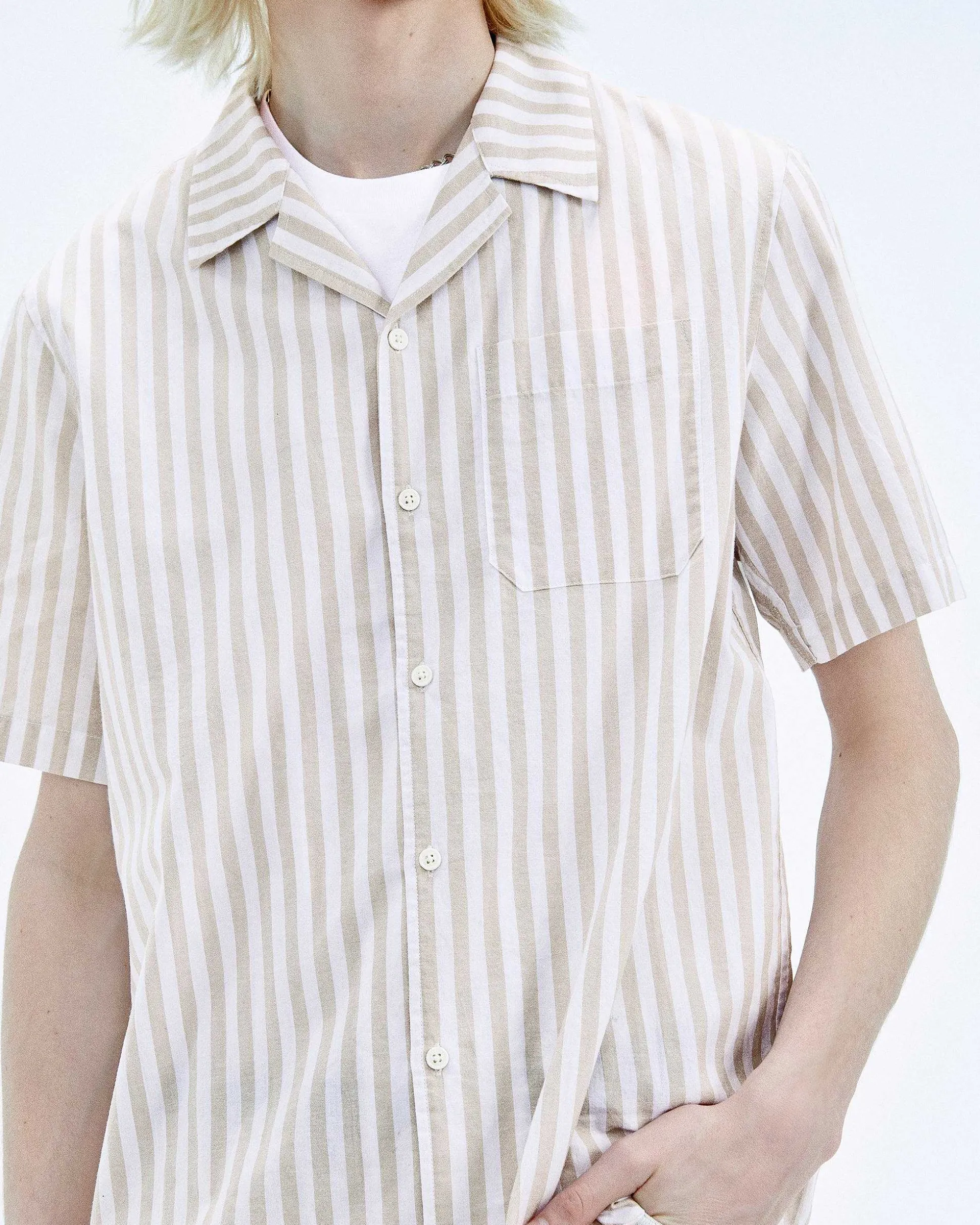 Chemise Manches Courtes Popeline