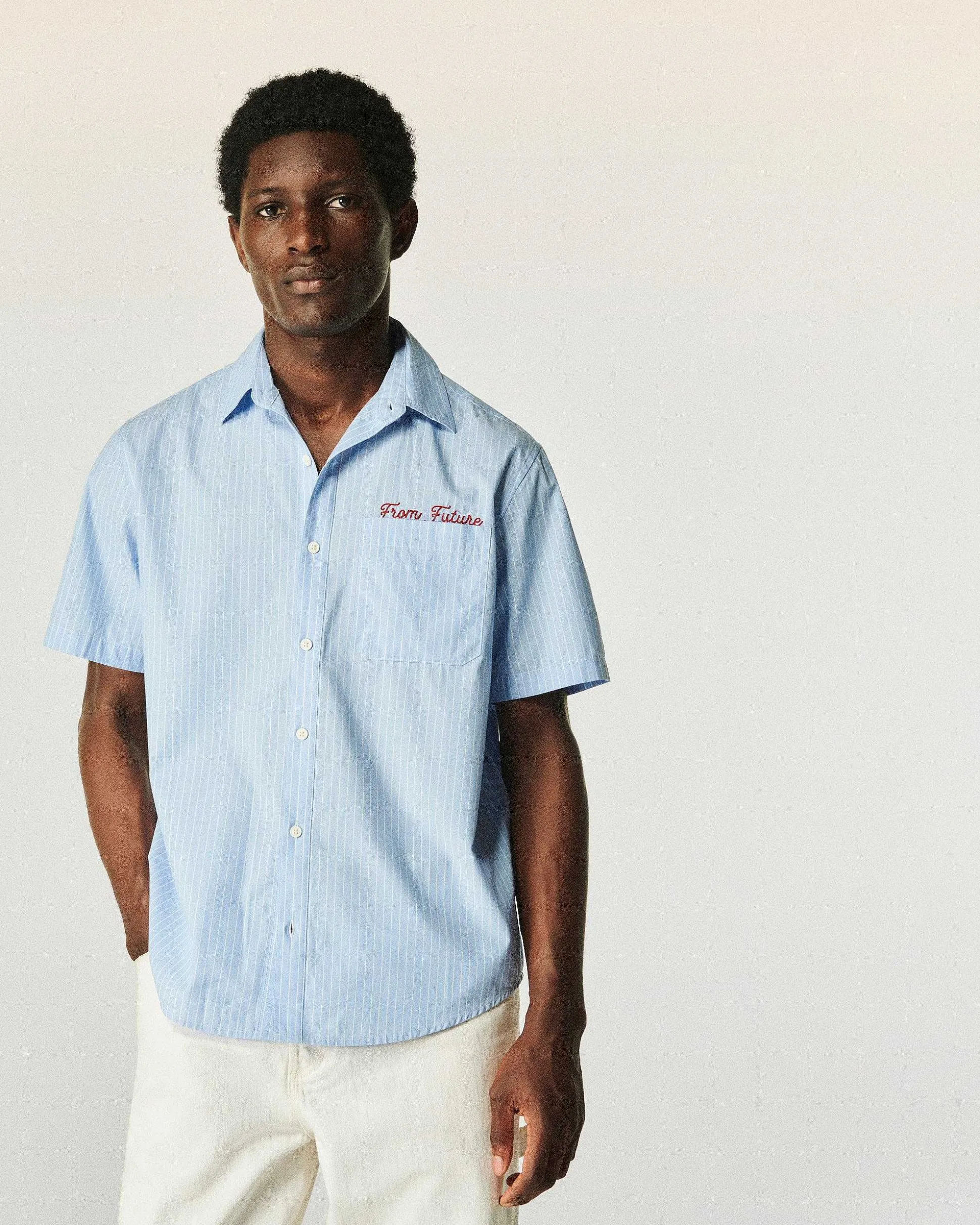 Chemise Manches Courtes Popeline