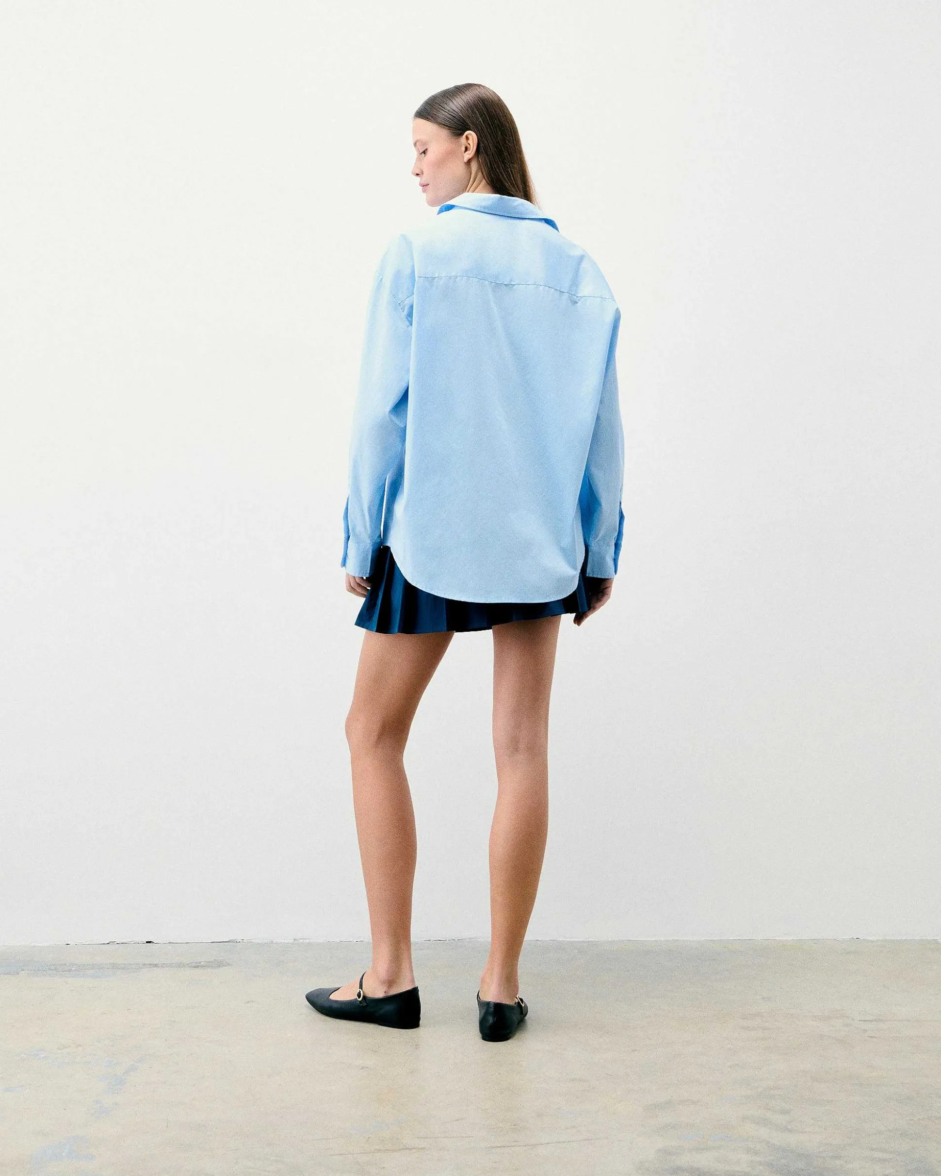 Chemise Manches Longues Popeline