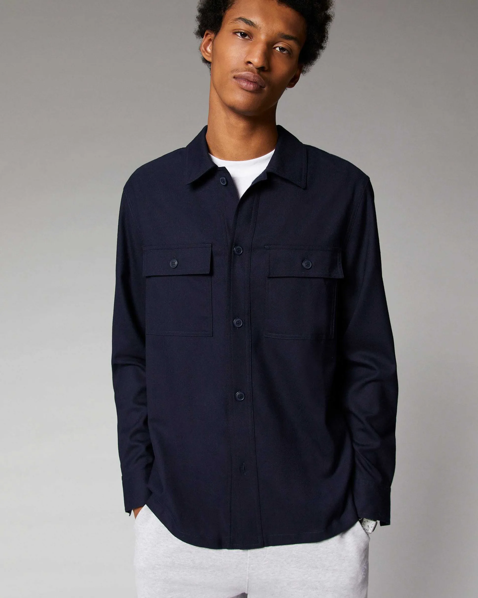 Chemise Regular Poches