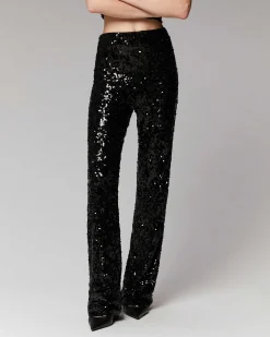 Pantalon Flare A Sequins