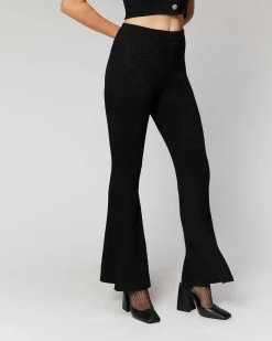Pantalon Flare Metallise