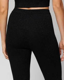 Pantalon Flare Metallise