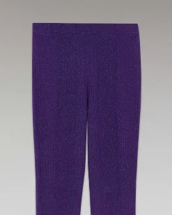 Pantalon Flare Metallise