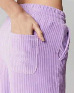 Pantalon Large Velours
