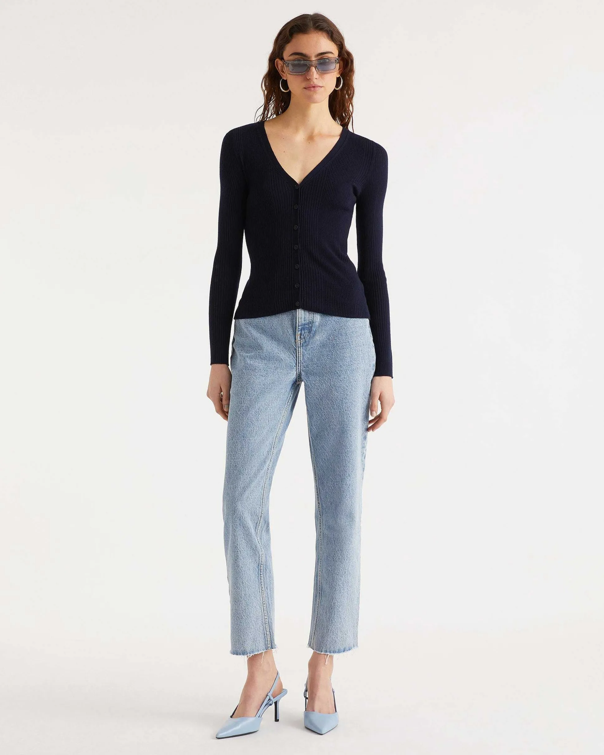 Pull Cardigan A Cotes