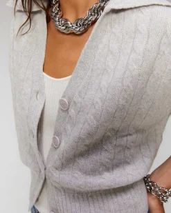 Pull Cardigan A Cotes