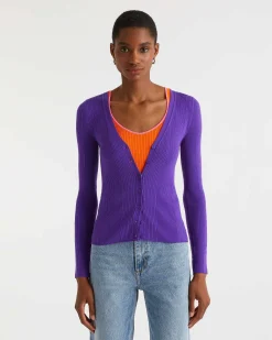 Pull Cardigan A Cotes