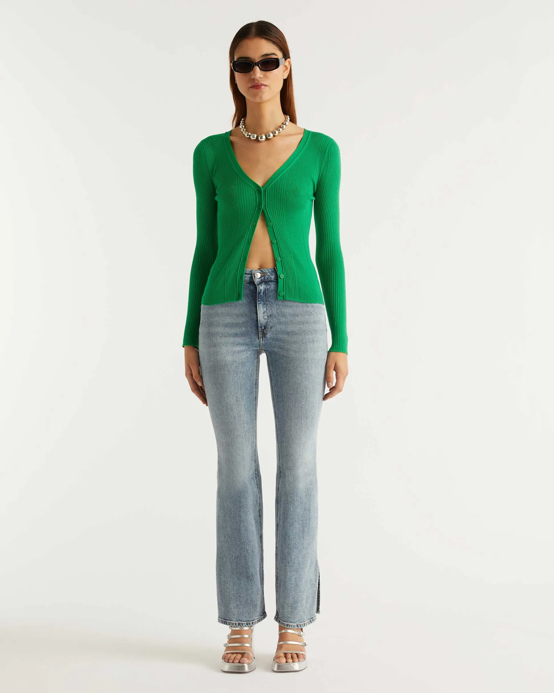 Pull Cardigan A Cotes