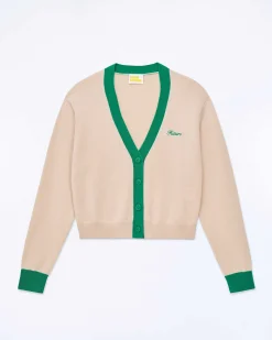 Pull Cardigan Bicolore