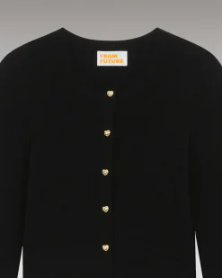 Pull Cardigan Boutons Bijoux