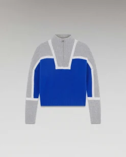 Pull Col Camionneur Bicolore