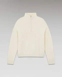 Pull Col Camionneur Torsades