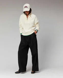 Pull Col Camionneur Torsades