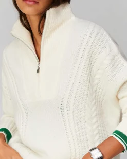 Pull Col Camionneur Torsades