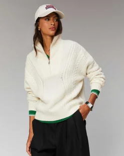 Pull Col Camionneur Torsades