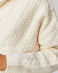 Pull Col Camionneur Torsades