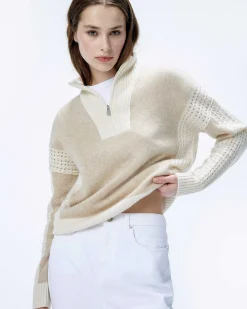 Pull Col Camionneur Tricot Ajoure