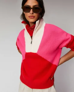 Pull Col Camionneur Tricolore