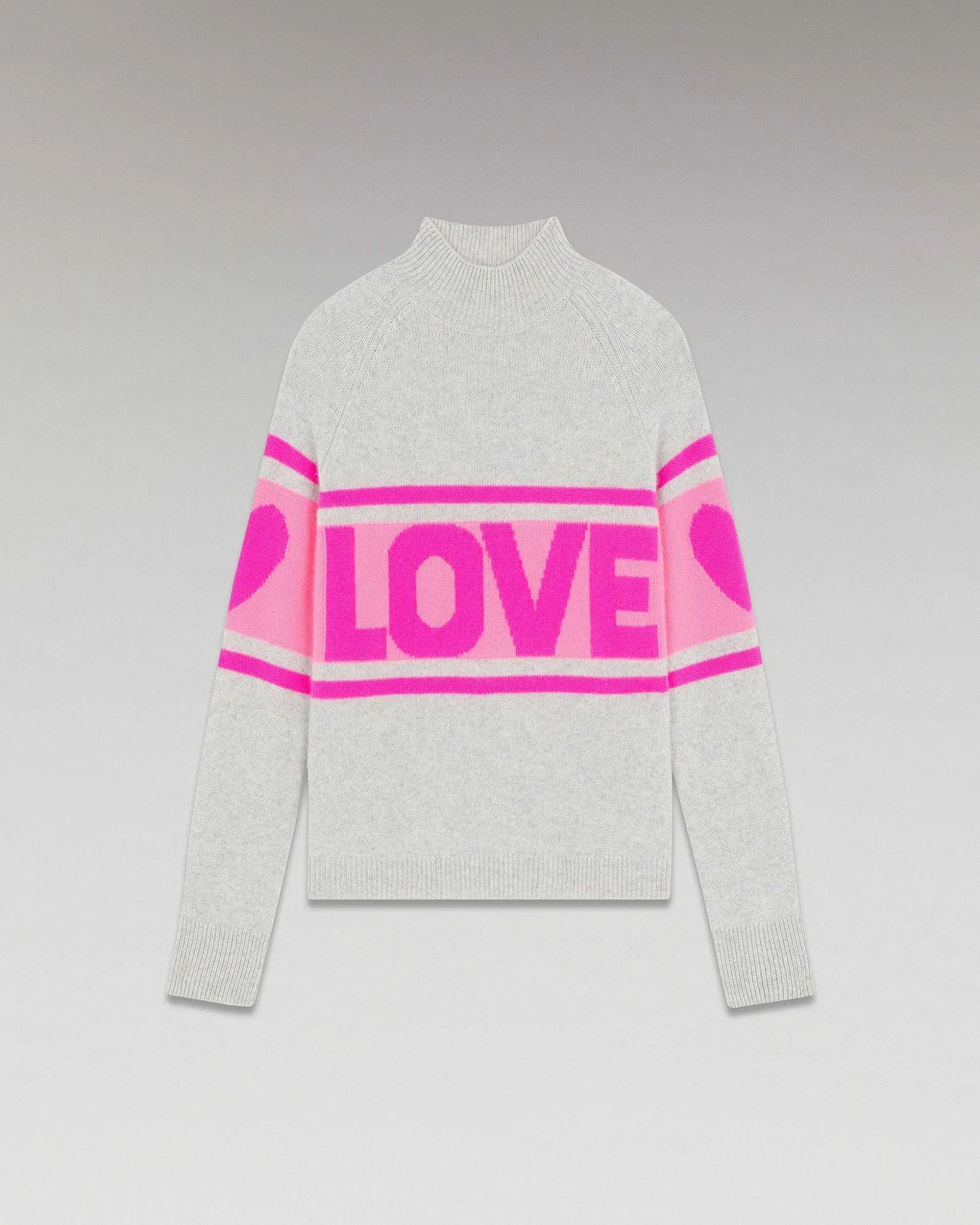 Pull Col Montant Bande Love