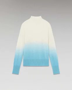 Pull Col Montant Dip Dye Leger