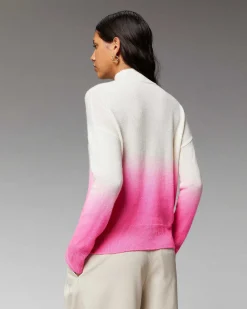 Pull Col Montant Dip Dye Leger