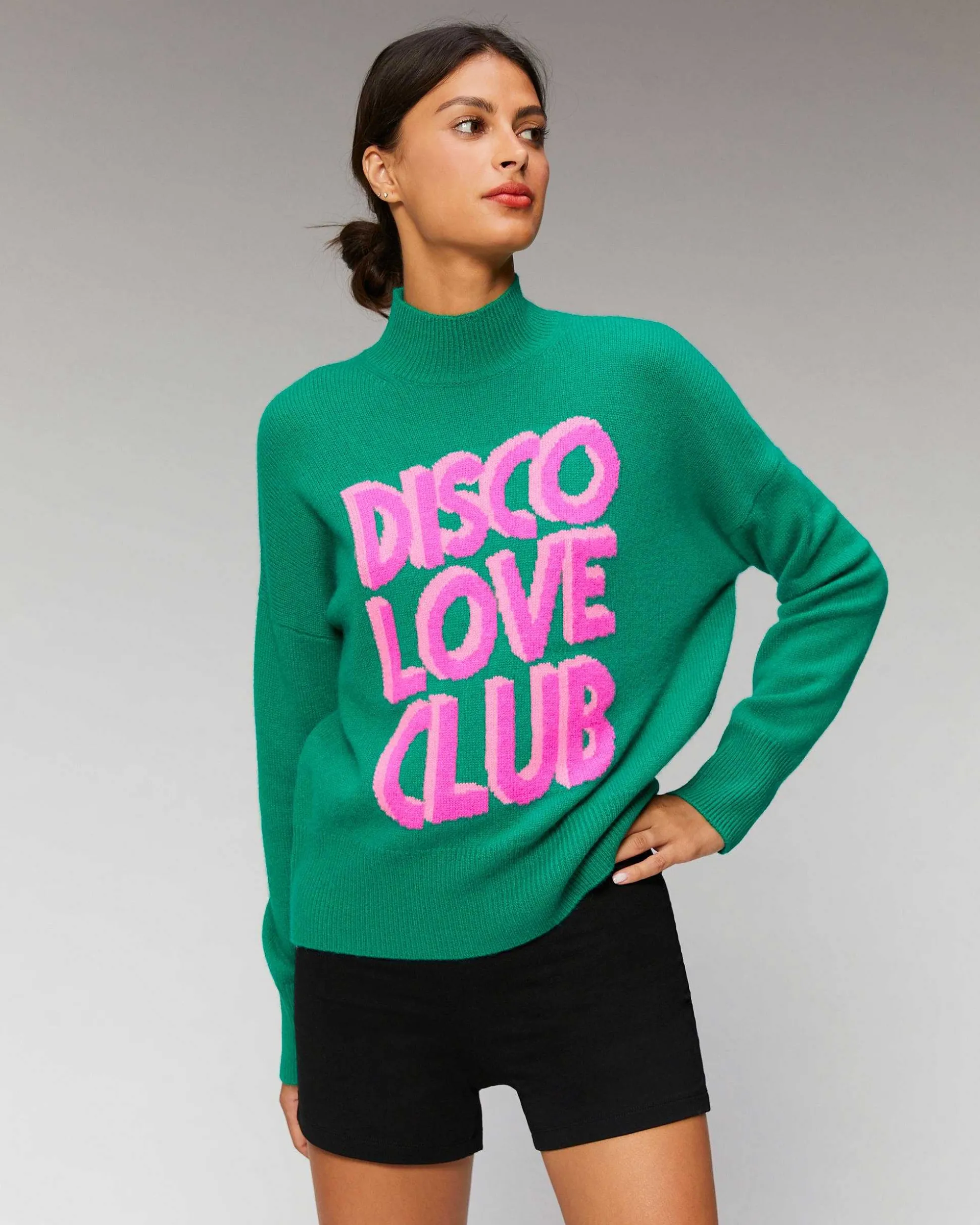 Pull Col Montant Disco Love Club