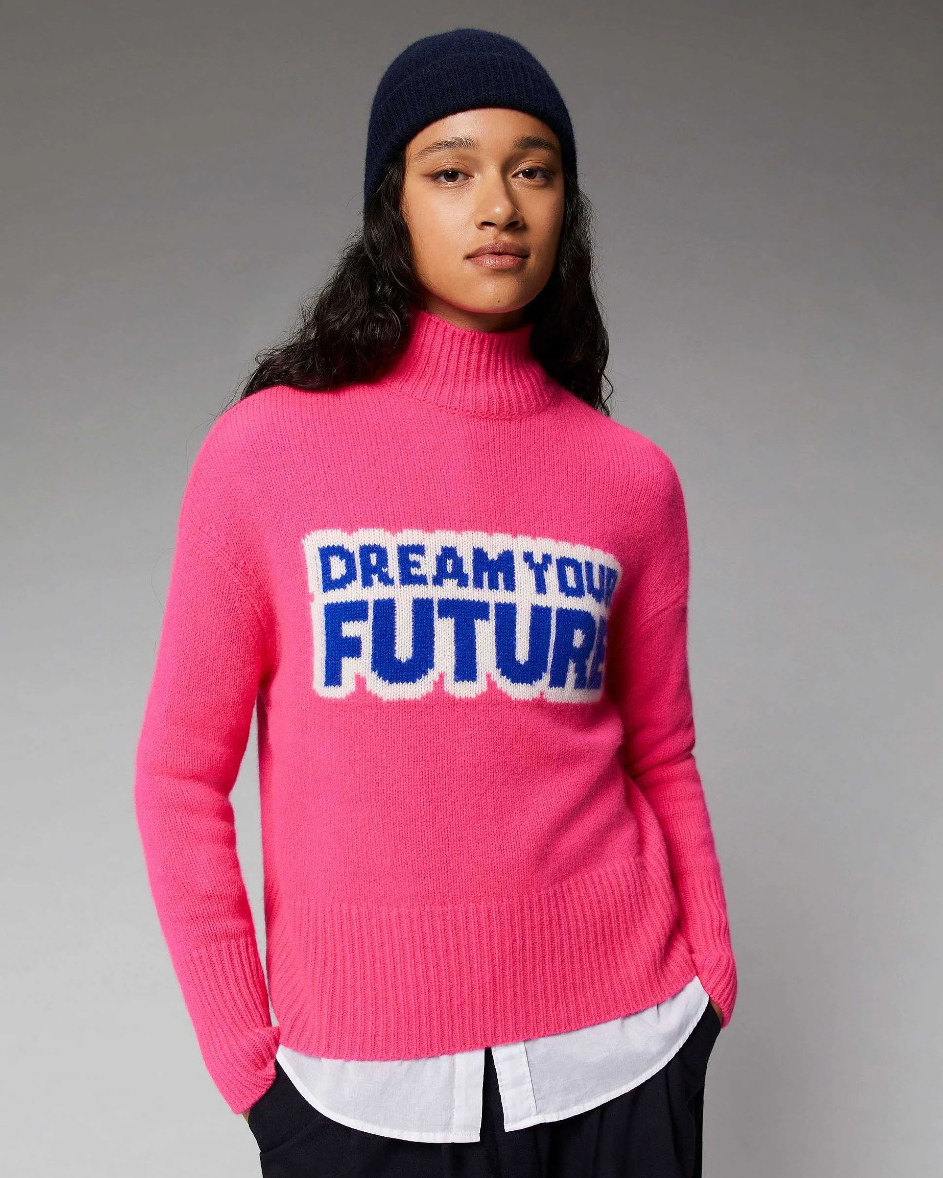 Pull Col Montant Dream Your Future