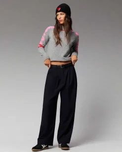 Pull Col Montant Future Contraste Leger