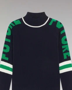 Pull Col Montant Future Contraste Leger