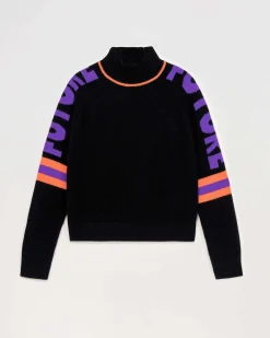 Pull Col Montant Future Contraste Leger