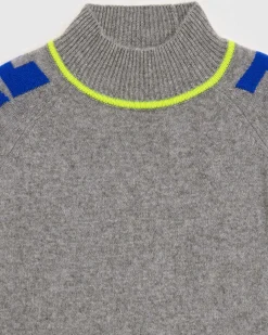 Pull Col Montant Future Contraste Leger