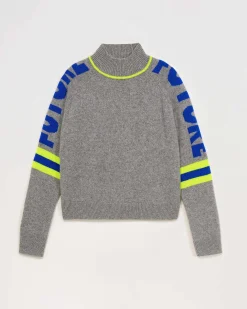 Pull Col Montant Future Contraste Leger