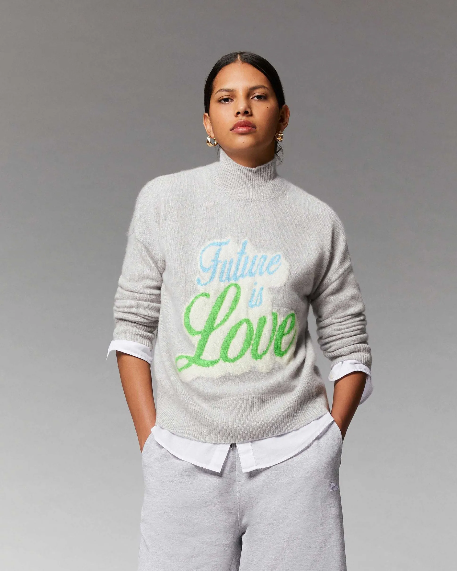 Pull Col Montant Future Is Love