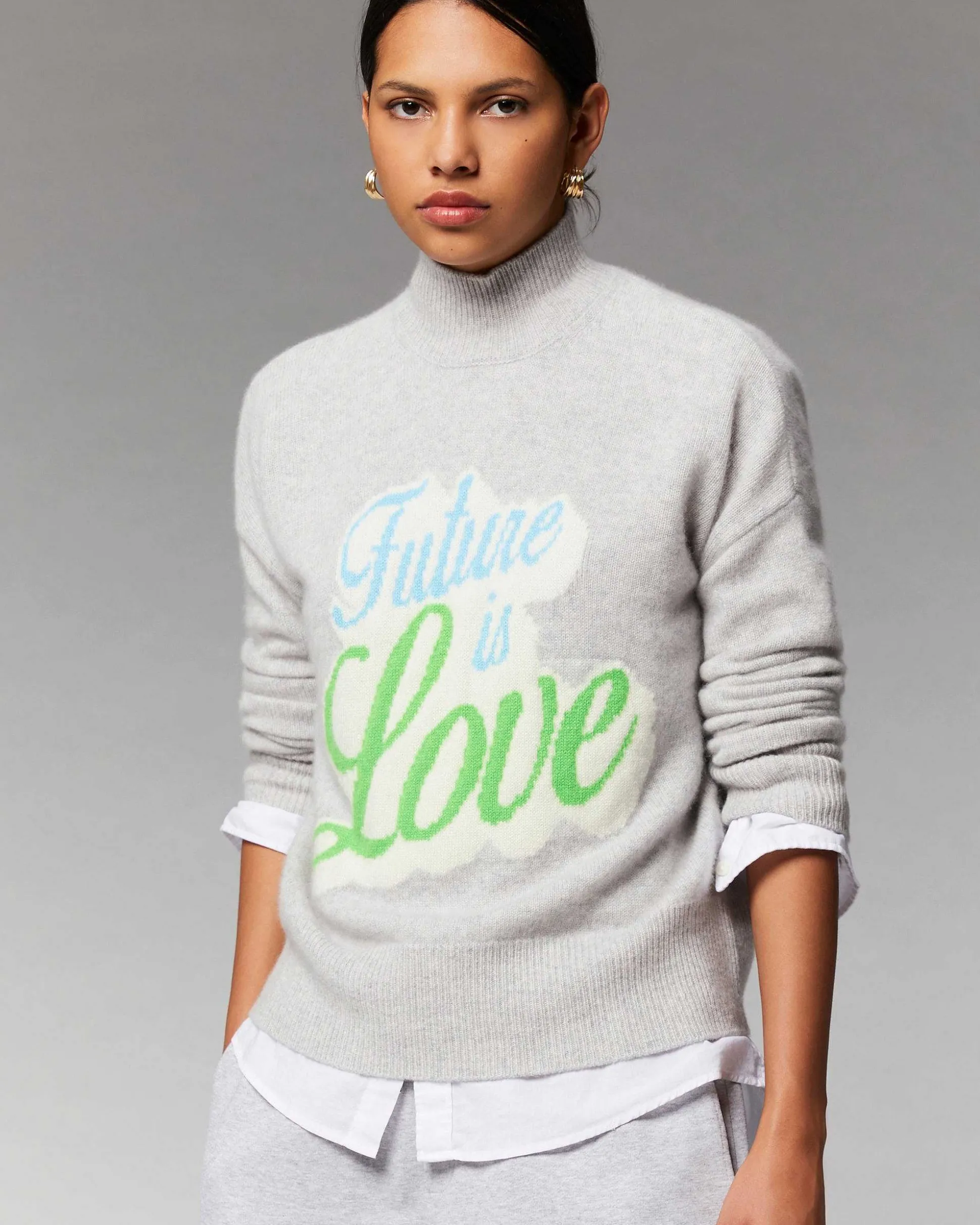 Pull Col Montant Future Is Love