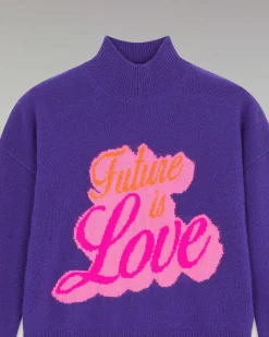 Pull Col Montant Future Is Love