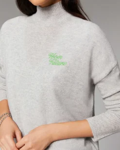 Pull Col Montant Future Leger