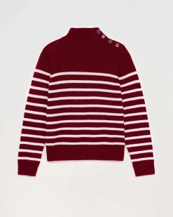 Pull Col Montant Mariniere A Boutons