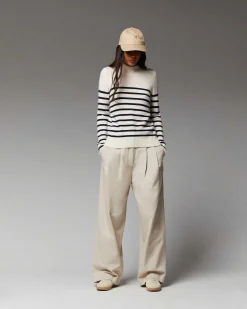 Pull Col Montant Mariniere A Boutons