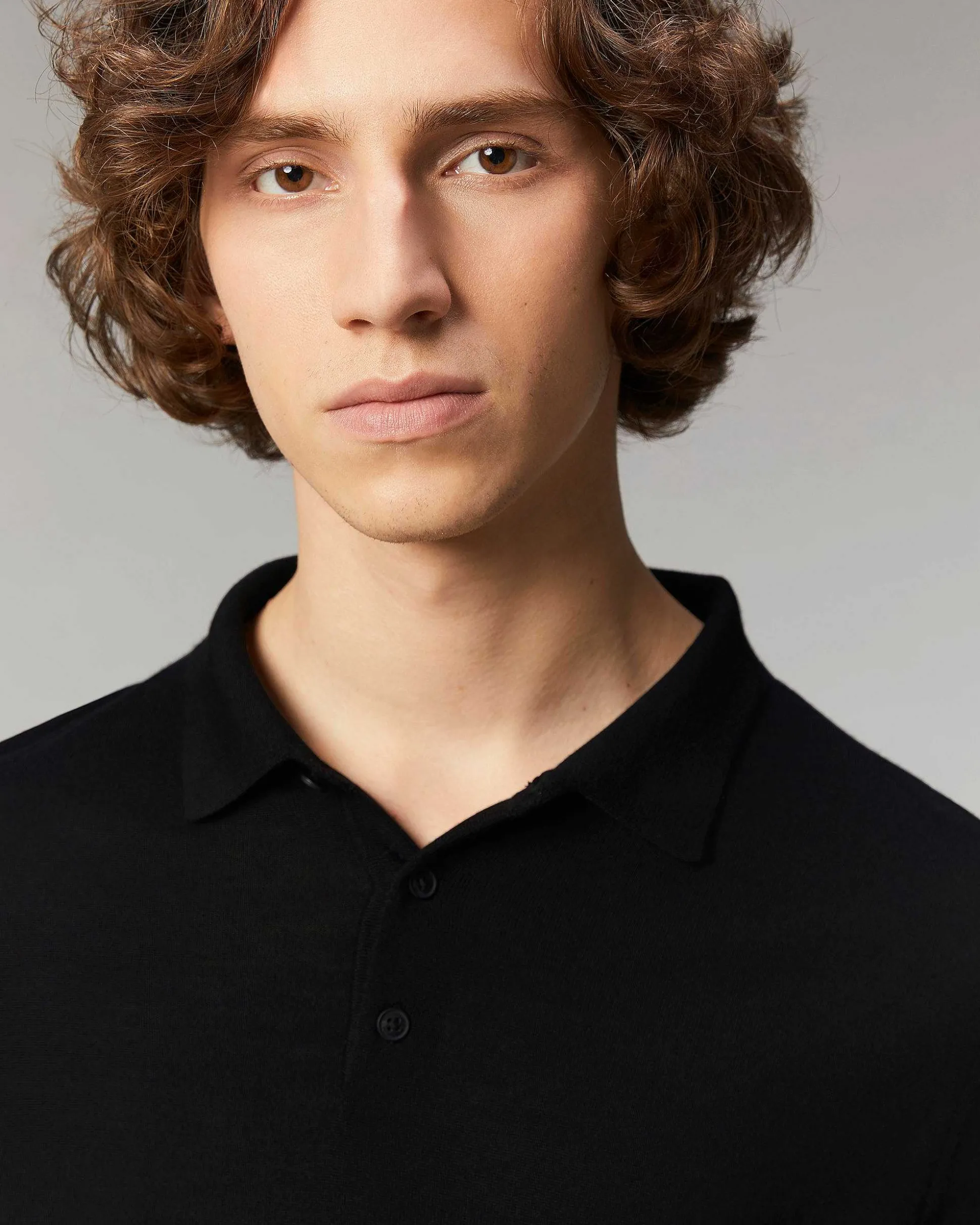 Pull Col Polo Basique