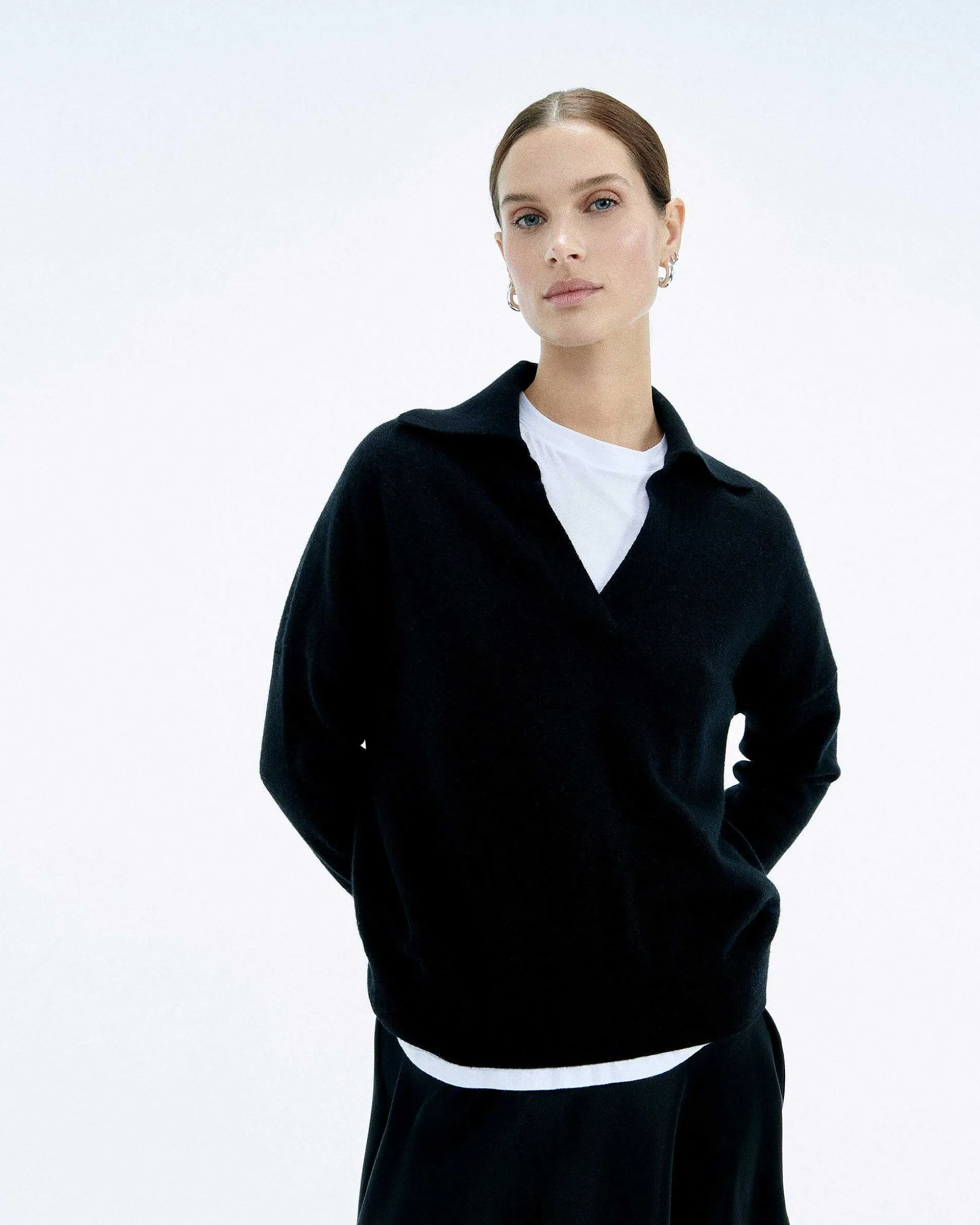 Pull Col Polo Basique