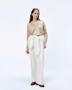 Pull Col Polo Bicolore