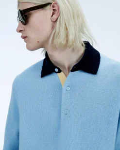 Pull Col Polo Contraste