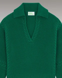 Pull Col Polo Torsades